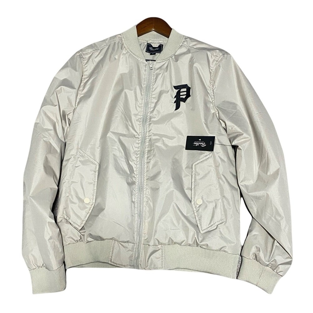 Primitive Skateboarding Mens Bomber Jacket S Gray Paul‎ Rodriguez Skate Street